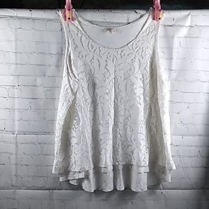 Lace Overlay Tank